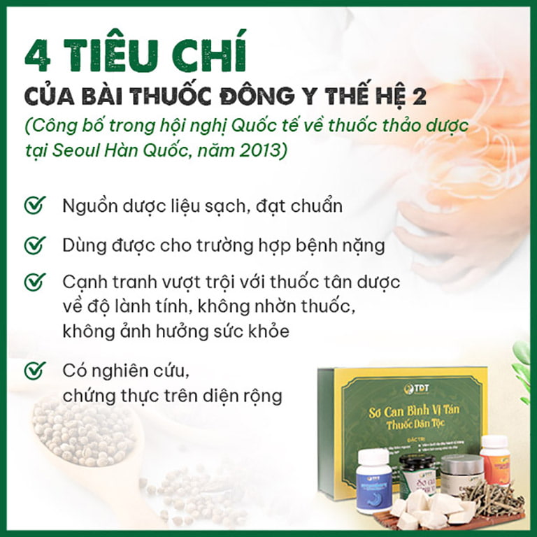 Bài thuốc đáp ứng các tiêu chí đánh giá để trở thành giải pháp Đông y thế hệ mới