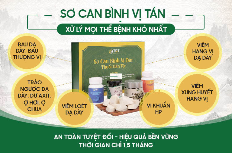 Bài thuốc Sơ can Bình vị tán có thể xử lý mọi thể bệnh dạ dày