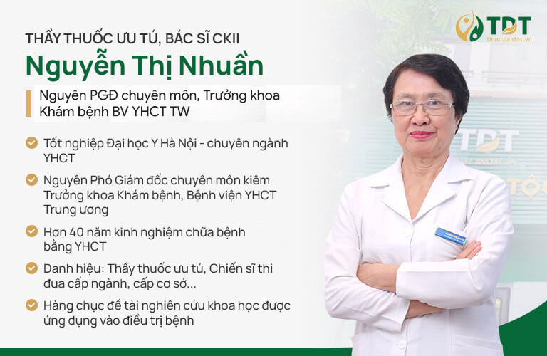 Chuyên gia bác sĩ Nguyễn Thị Nhuần chữa viêm xoang viêm mũi dị ứng