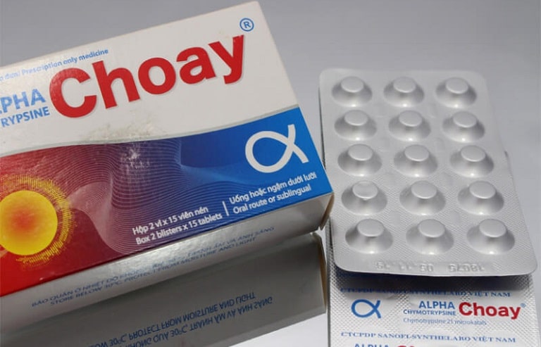 Thuốc điều trị viêm xoang mãn tính - Alphachymotrypsin