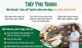 Ưu điểm bài thuốc trong chữa viêm nấm âm đạo