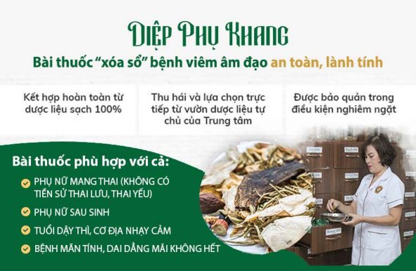 Ưu điểm bài thuốc trong chữa viêm nấm âm đạo