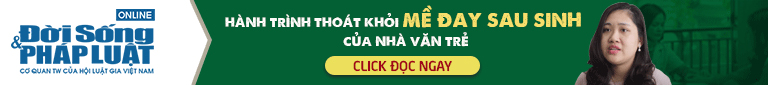 Báo Pháp luật & Đời sống đưa tin hành trình thoát khỏi mề đay của nhà văn